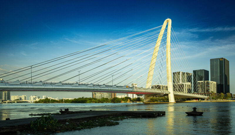 Ba Son Bridge, Saigon Vietnam
