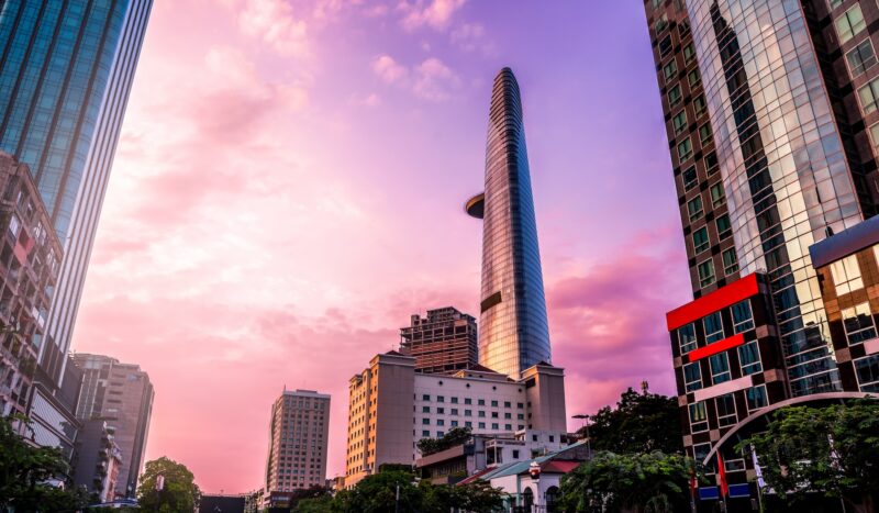 Building In Ho Chi Minh City Of Vietnam